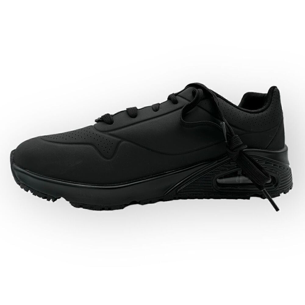 NWT Skechers Uno SR 108021 work Black/ Womens Size 8